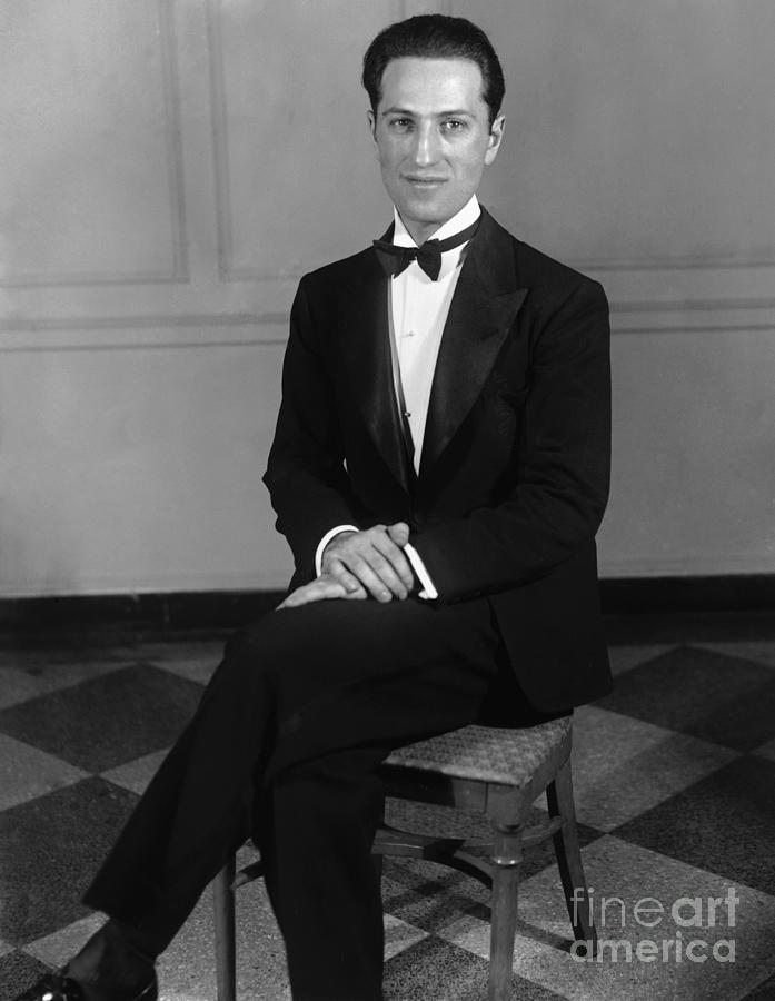 Portrait Of George Gershwin Sitting Photograph by Bettmann