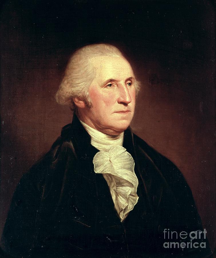 Portrait Of George Washington, 1795 Painting by Charles Willson Peale ...