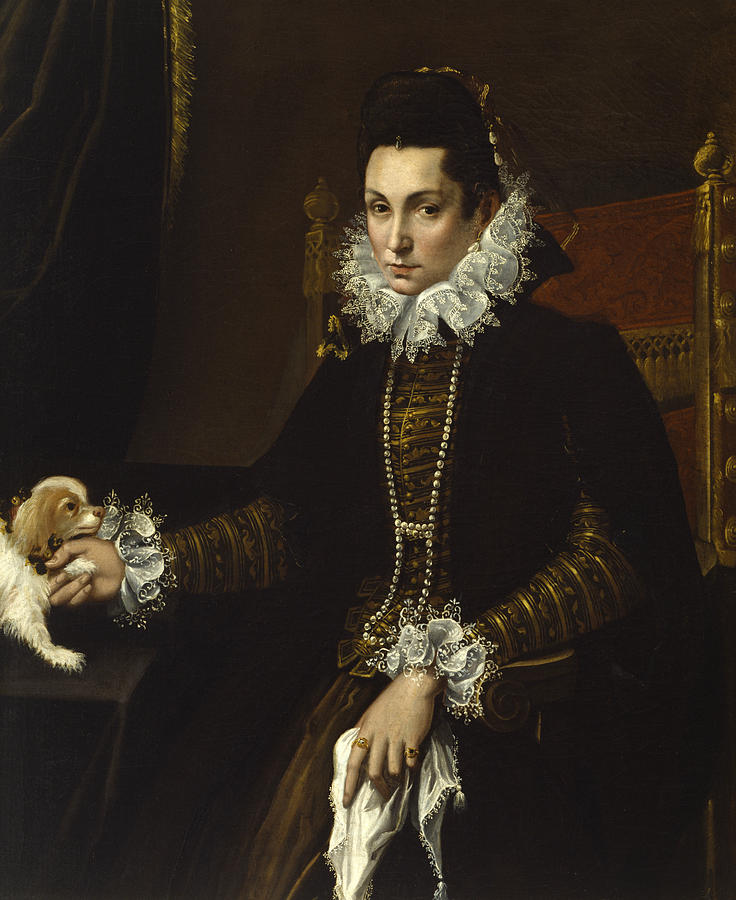 Portrait of Ginevra Aldrovandi Hercolani Painting by Lavinia Fontana
