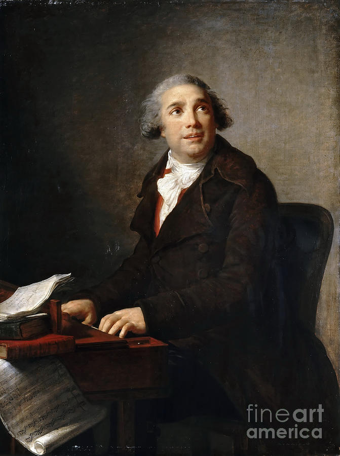 Portrait Of Giovanni Paisiello Drawing by Heritage Images