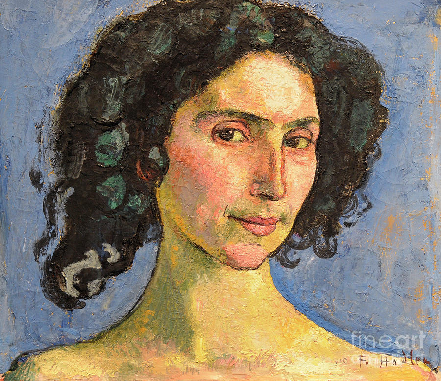 Portrait Of Giulia Leonardi, 1910, By Ferdinand Hodler Painting by Ferdinand Hodler