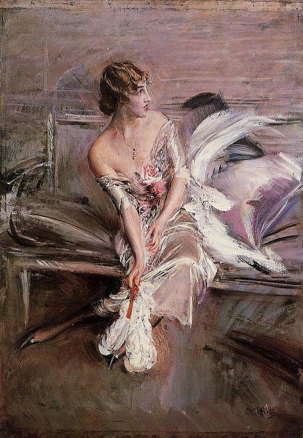 Portrait of Gladys Deacon, 1905-08 Painting by Giovanni Boldini | Fine ...