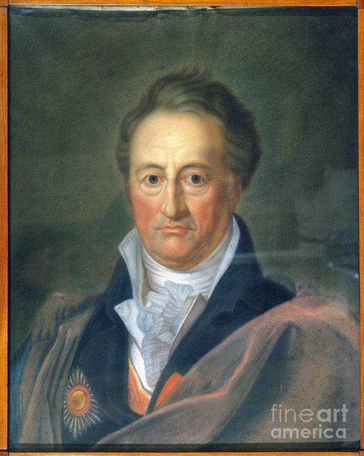 Portrait Painting - Portrait Of Goethe In 1810, By Gerard Von Kugelgen by Franz Gerhard Von Kugelgen