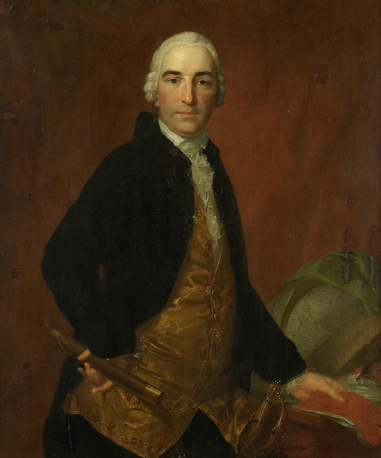 Portrait of Governor General Willem Arnold Alting Painting by Johann Friedrich August Tischbein