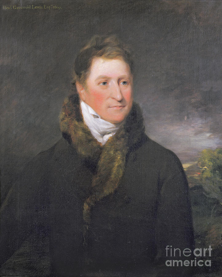 Portrait Of Greswold Lewis Painting by John Constable - Pixels