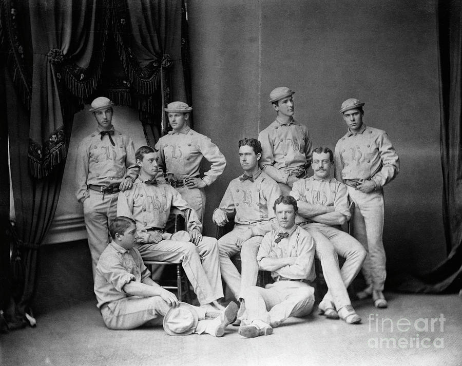 Portrait Of Harvard Football Team, 1875 Photograph by Bettmann