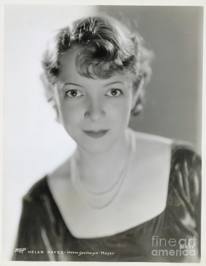 Portrait Of Helen Hayes Photograph by Bettmann