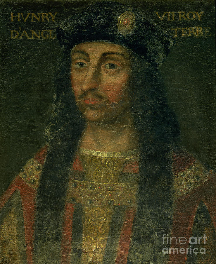 Portrait Of Henry Vii Painting by Jean Monier Or Mosnier