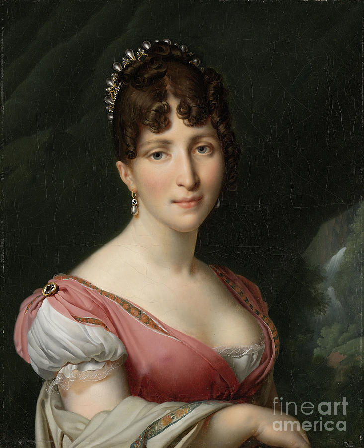 Portrait Of Hortense De Beauharnais Drawing by Heritage Images