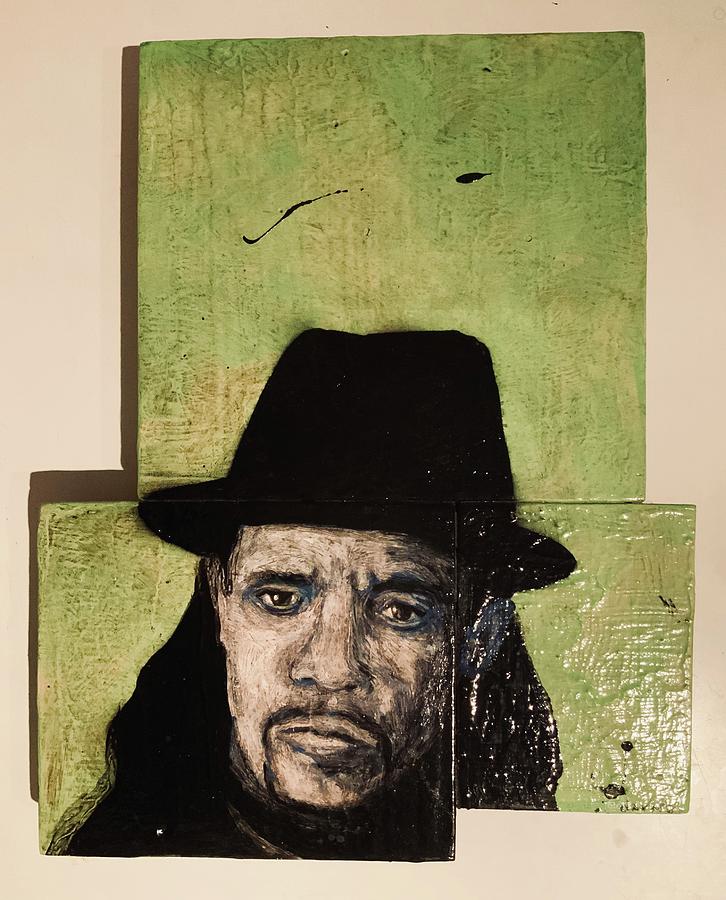 Portrait of Ice-T Painting by Davmo - Pixels