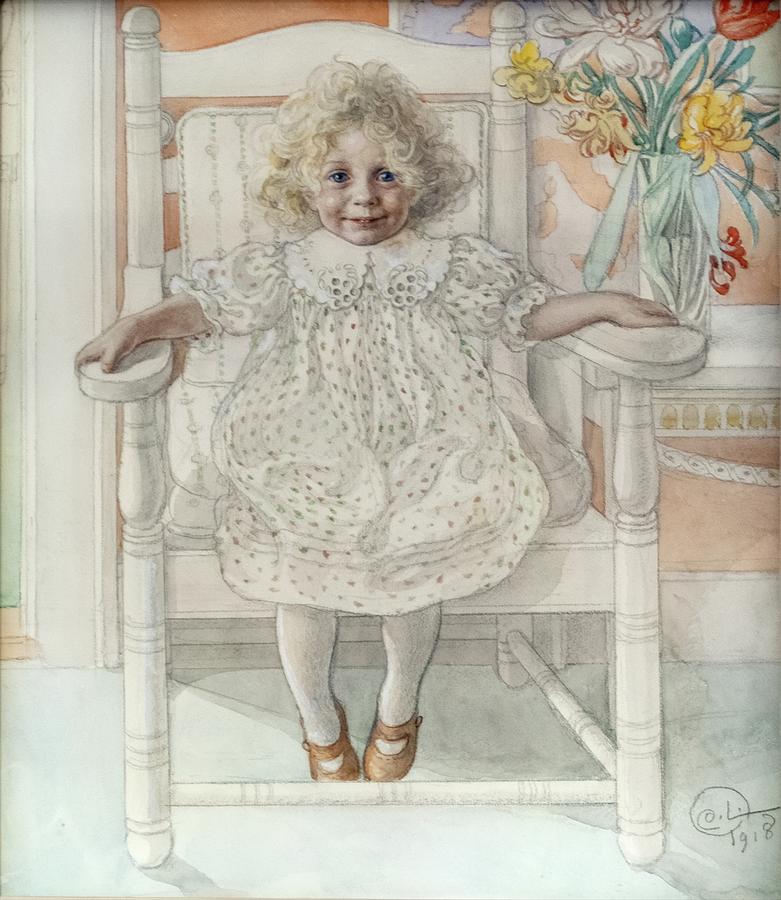 Carl Larsson Painting - Portrait Of Inga-maria Thiel by Carl Larsson