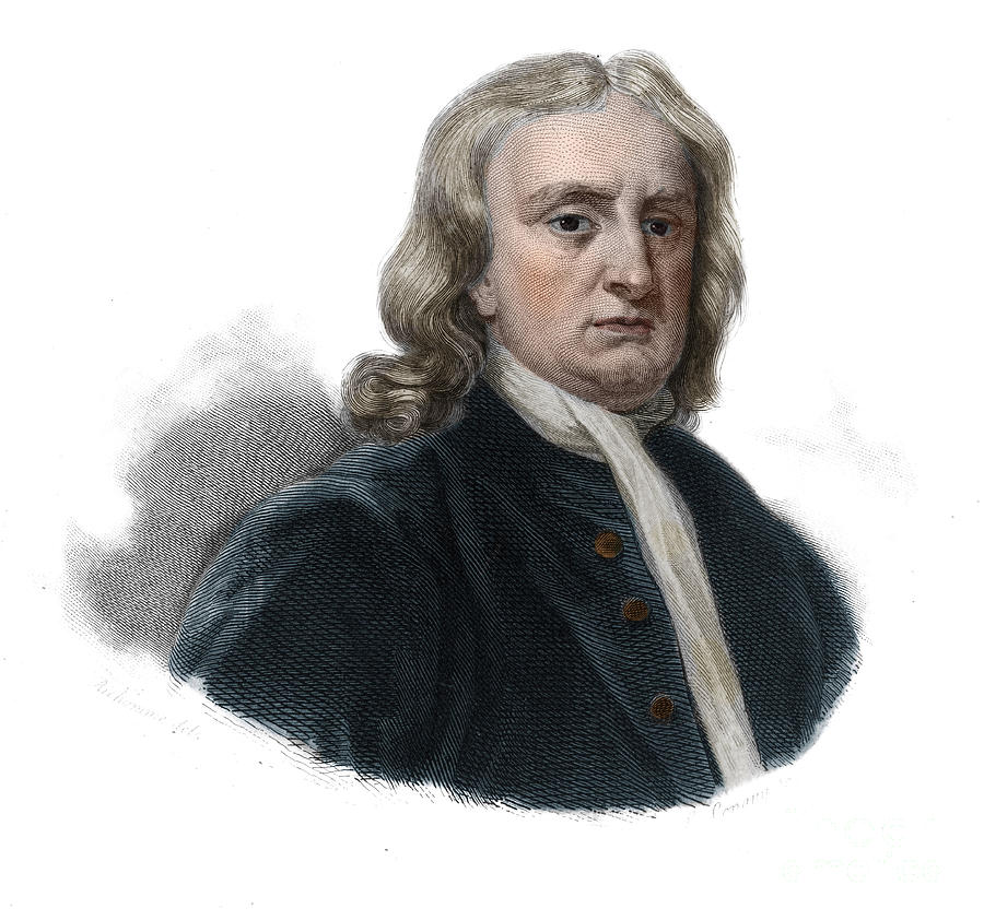 Engraving Of Physicist Isaac Newton From 1870 Stock Illustration - Download  Image Now - Sir Isaac Newton - Physicist, Black And White, 18th Century -  iStock