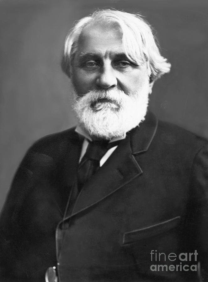 Portrait Of Ivan Turgenev by Bettmann