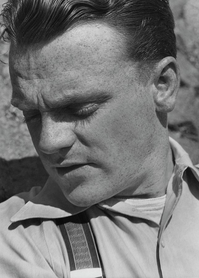 Portrait Of James Cagney With His Eyes Closed Photograph by Imogen Cunningham