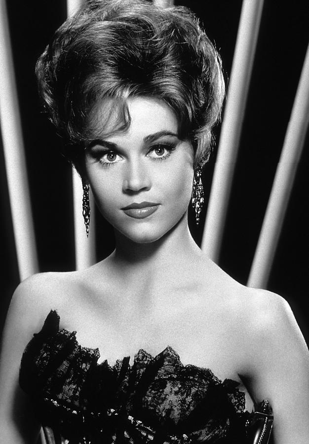Jane Fonda Photograph - Portrait Of Jane Fonda In Diamonds by Globe Photos
