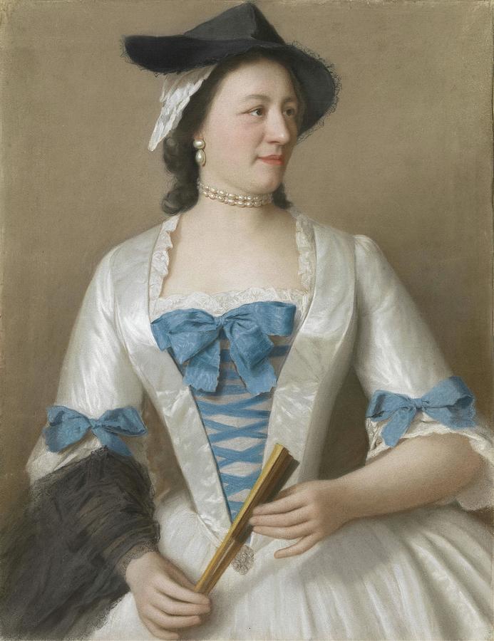 Portrait Of Jeanne-elisabeth Sellon, Lady Tyrell Painting by Jean-etienne Liotard Portrait Of Jeanne-elisabeth Sellon, Lady Tyrell Painting by Jean-etienne Liotard