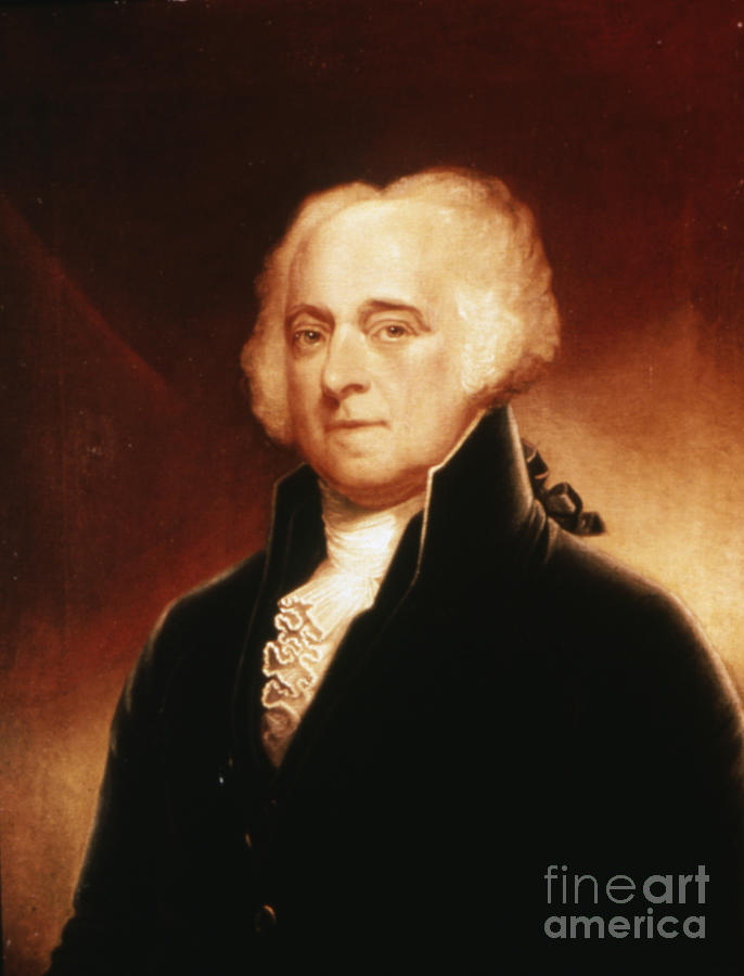 Portrait Of John Adams by Bettmann