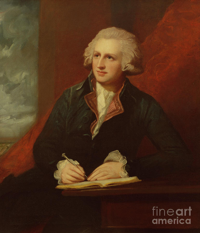 Portrait Of John Blackburne Painting by George Romney