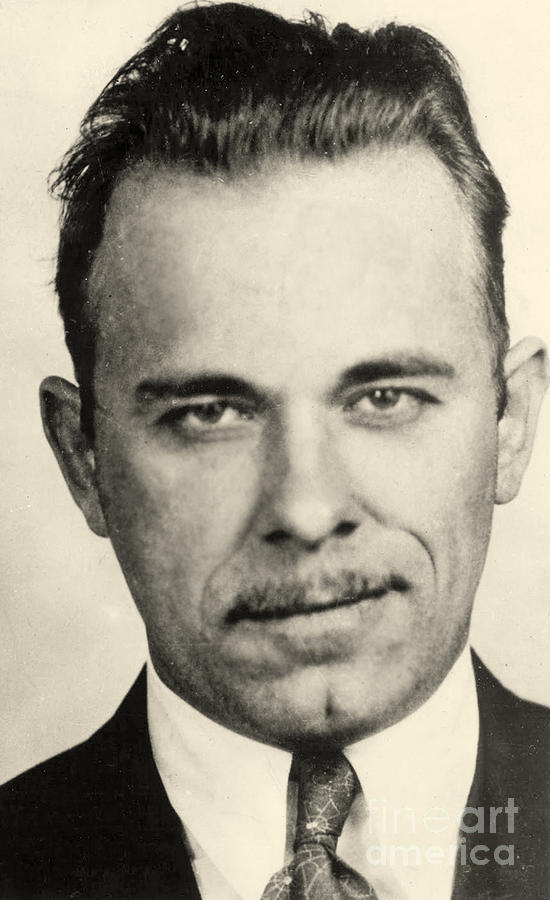 Portrait Of John Dillinger Vintage Photo Photograph by American School