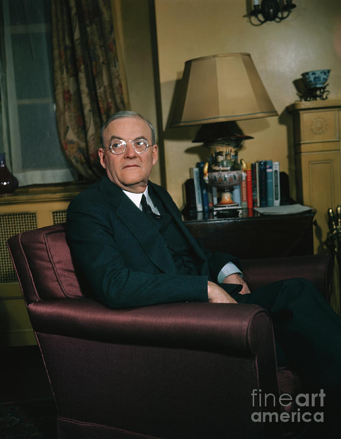 Portrait Of John Foster Dulles By Bettmann 