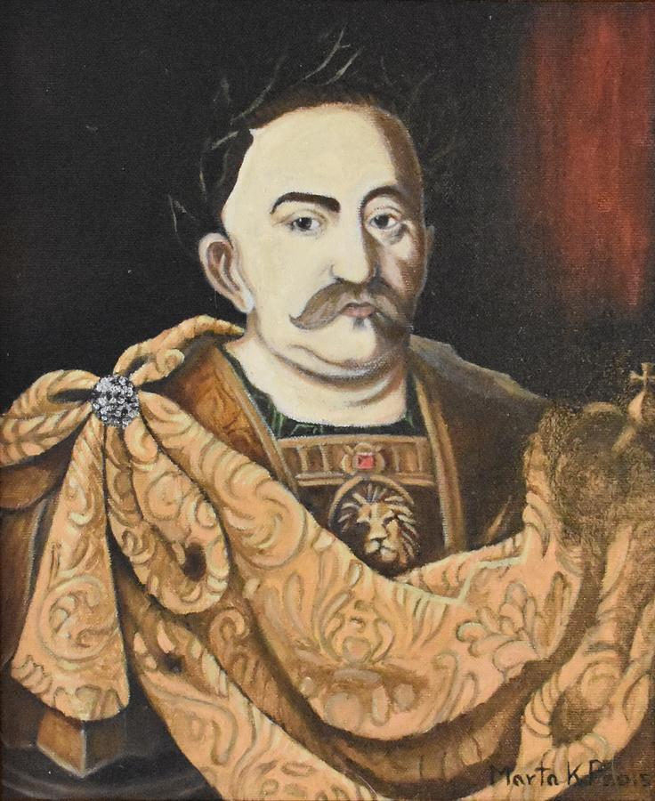 Portrait of King John III Sobieski Painting by Marta Pawlowski