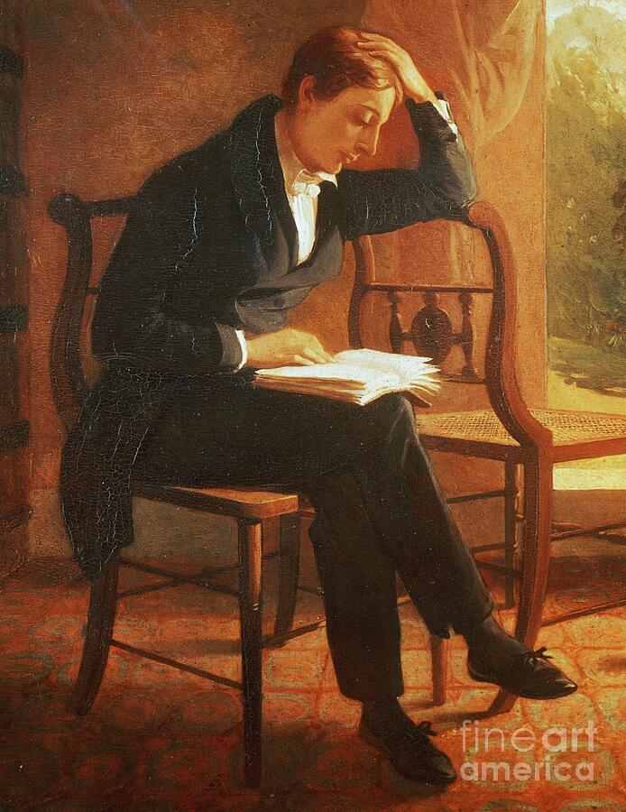 Portrait Of John Keats London Rome English Poet By Joseph Severn ...