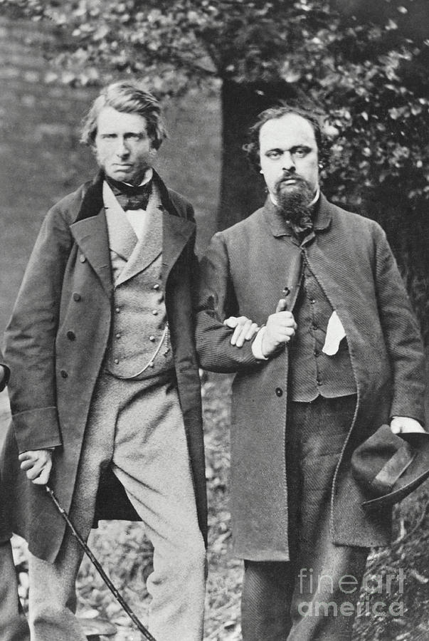 Portrait Of John Ruskin And Dante G Photograph by Bettmann