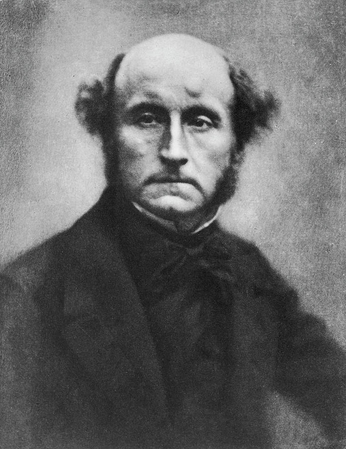 Portrait Of John Stuart Mill By Time Life Pictures