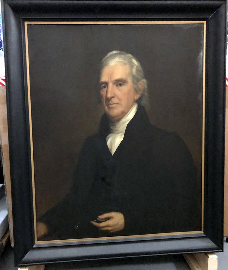 Portrait of Jordan Wright Painting by Attributed to  Jacob Eichholtz