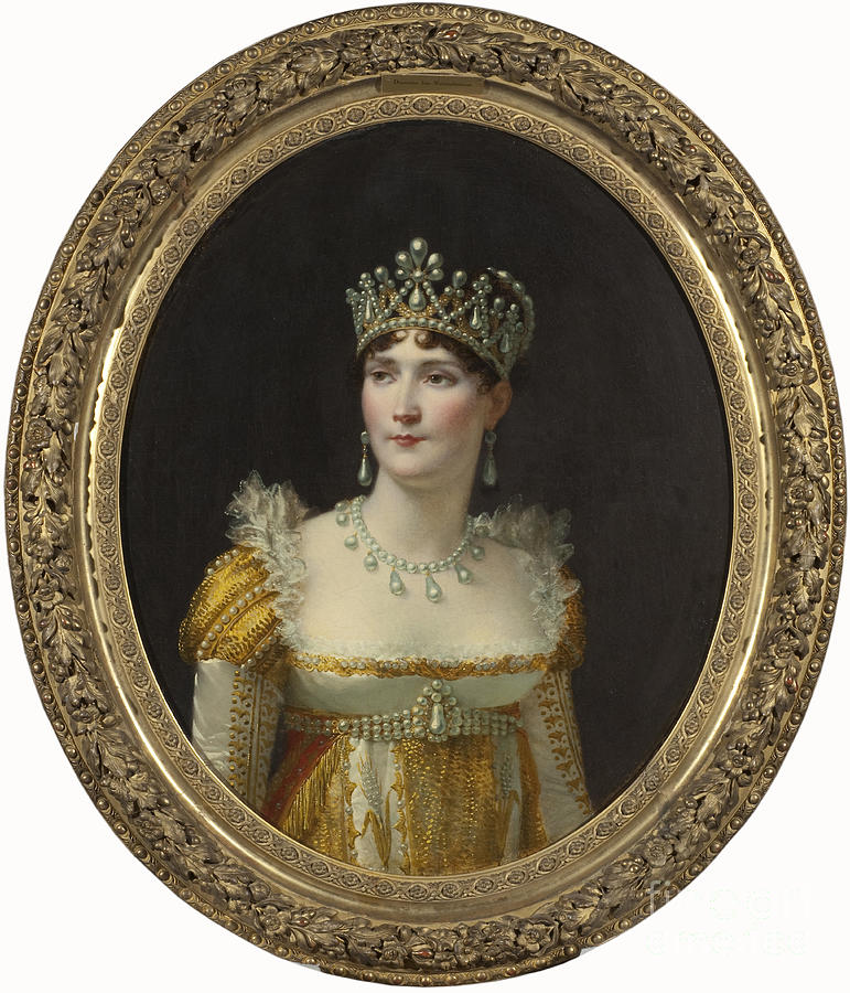 Portrait Of Josephine De Beauharnais Painting by Jean-baptiste Regnault