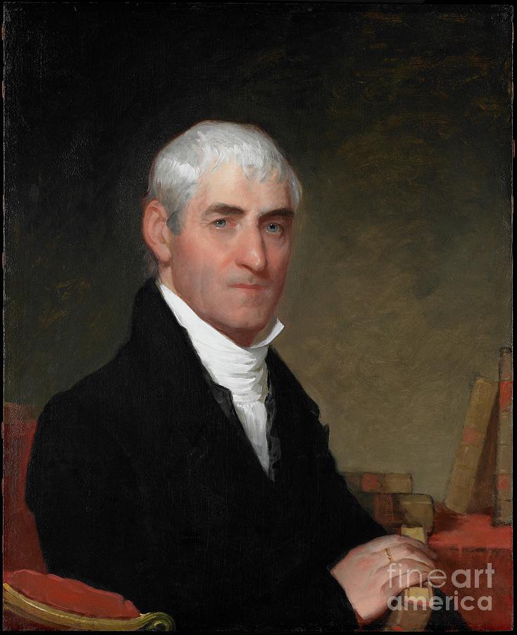 Portrait Of Judge Daniel Cony Of Maine, C.1815 Painting by Gilbert Stuart
