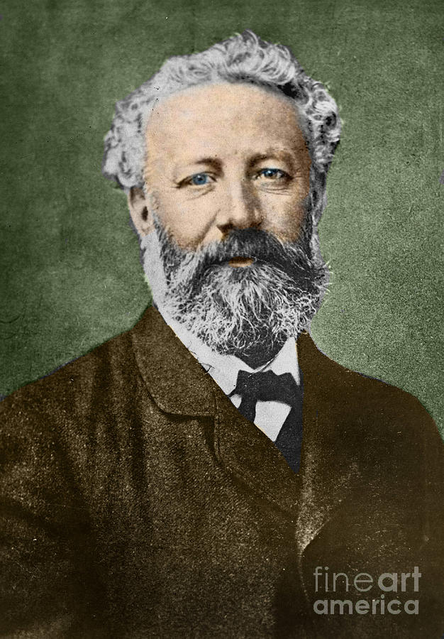 Portrait Of Jules Verne By Nadar Photograph by Nadar