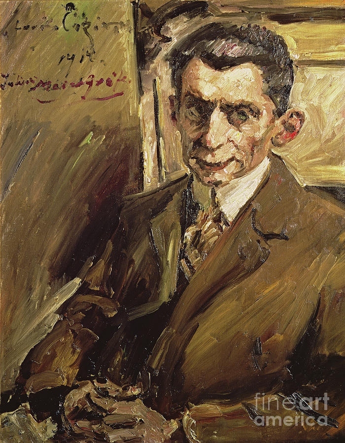 Portrait Of Julius Meier-grafe Painting by Lovis Corinth