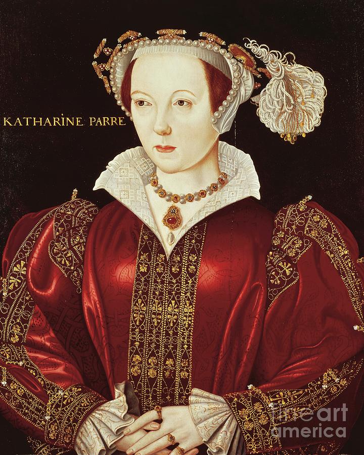 Portrait Of Katherine Parr Painting by English School