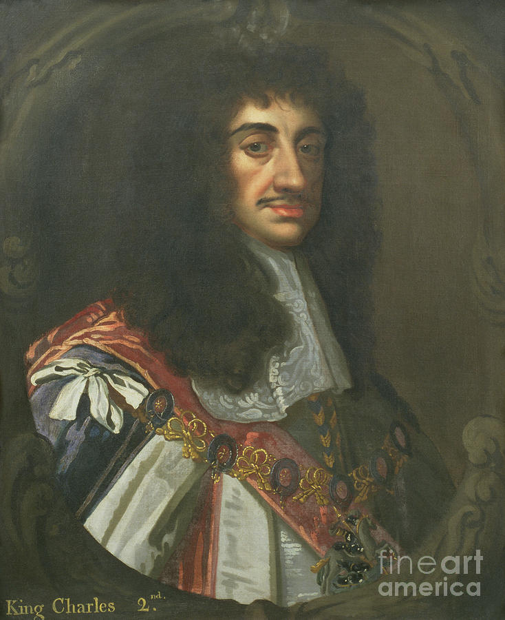 Portrait Of King Charles II Painting by Peter Lely - Fine Art America