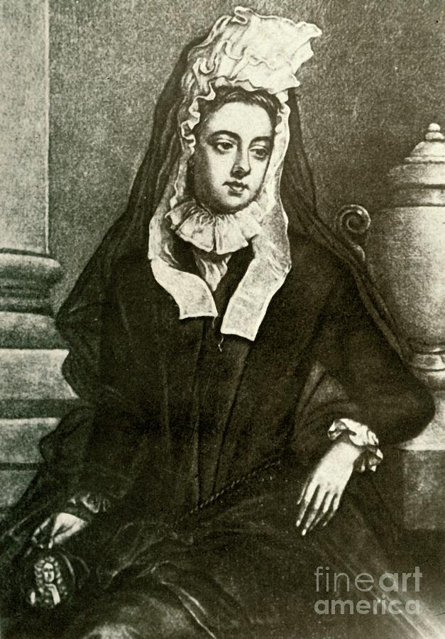 Portrait Of Lady Fenwick Drawing by Print Collector