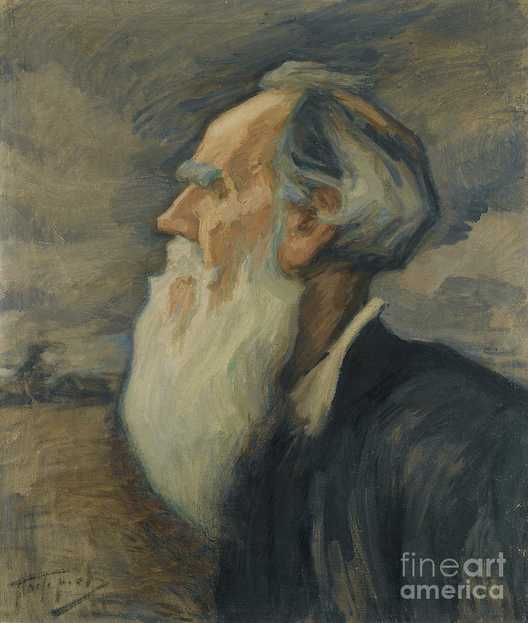 Portrait Of Leo Tolstoy Drawing by Heritage Images