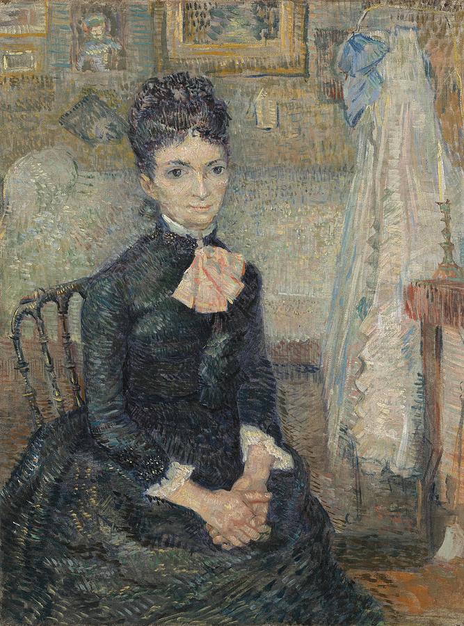Portrait of Leonie Rose Charbuy-Davy. Painting by Vincent van Gogh -1853-1890-