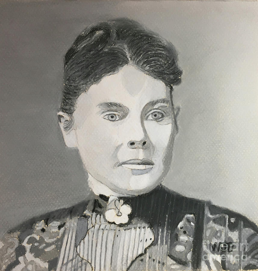 Portrait of Lizzie Borden Pastel by William Bowers