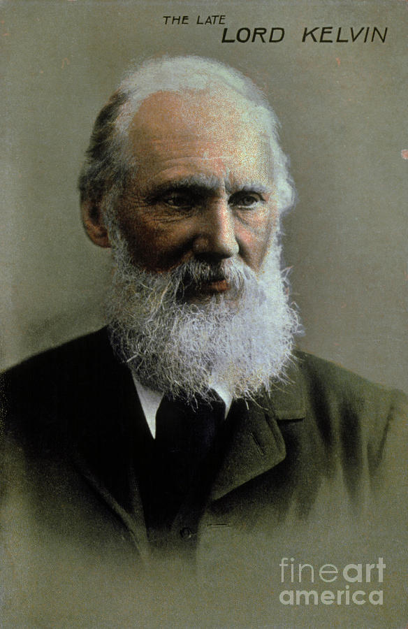 Portrait Of Lord Kelvin Photograph by J-l Charmet/science Photo Library