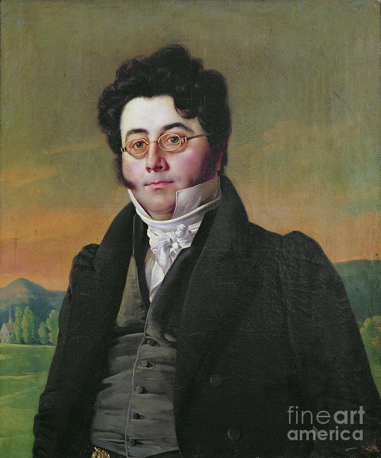 Portrait Of Louis Auguste Baudelocque Painting by French School