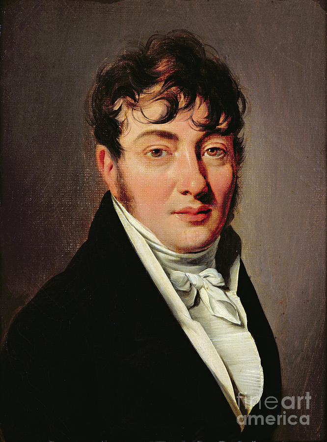 Portrait Of Louis Le Grand, Marquis De Marizy Painting by Louis Leopold Boilly