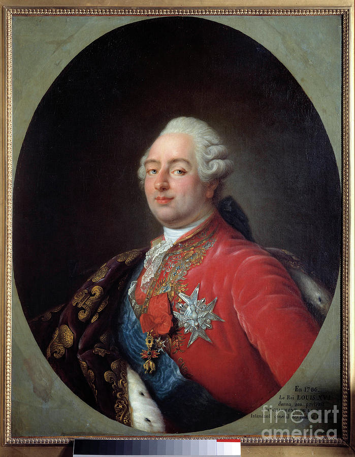 Portrait Of Louis Xvi Painting by Antoine Francois Callet - Fine Art ...