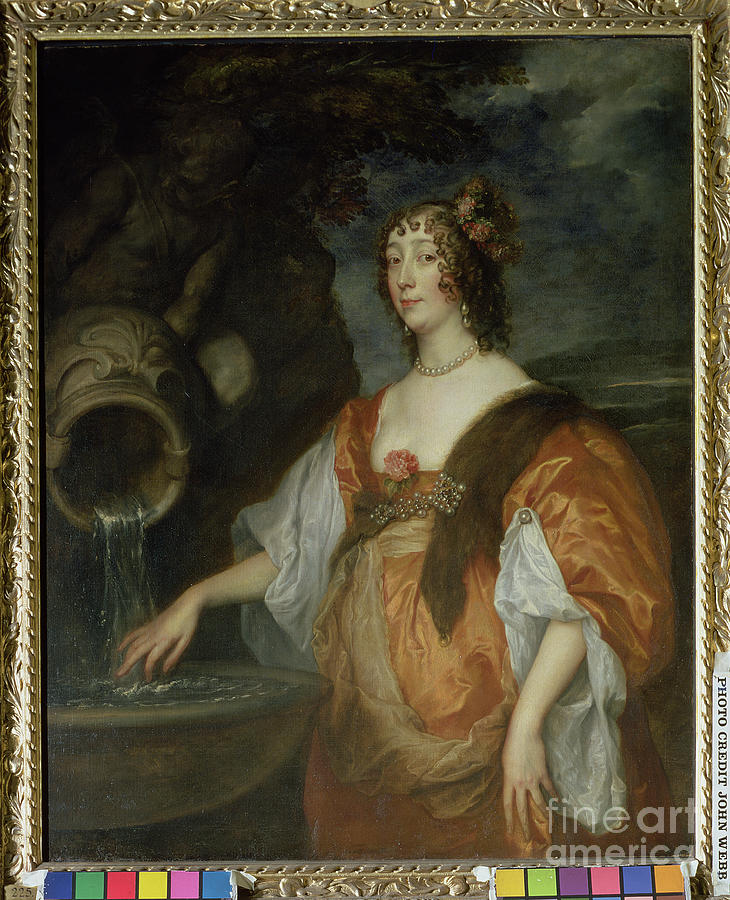 Portrait Of Lucy Percy, Countess Of Carlisle Painting by Anthony Van Dyck