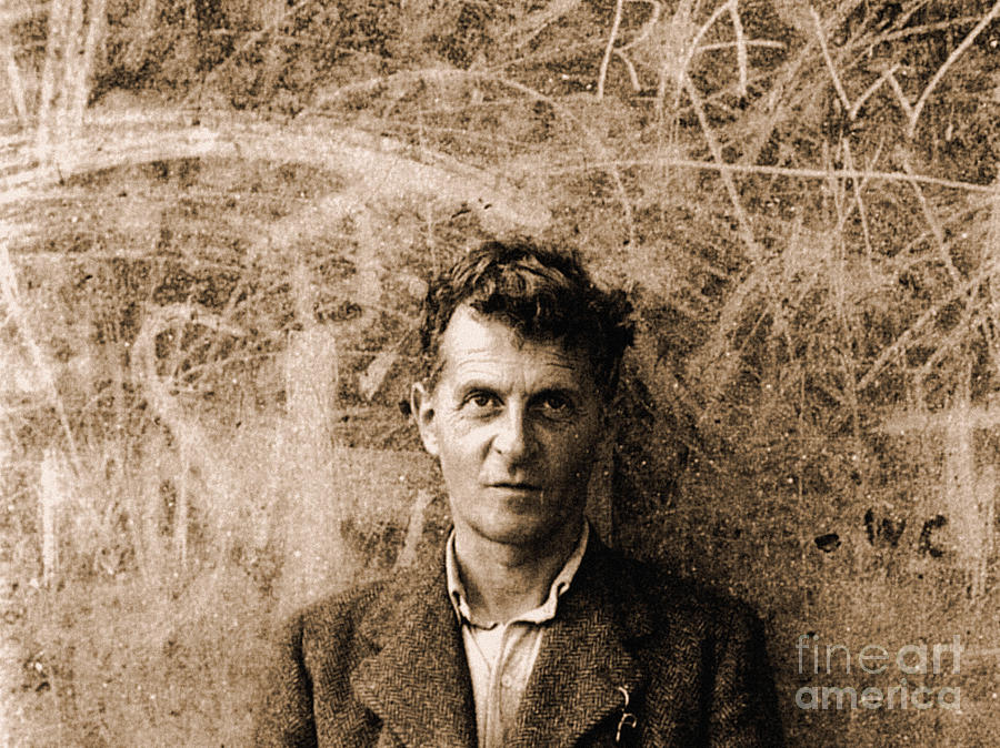 Portrait of Ludwig Wittgenstein  Photograph by English School