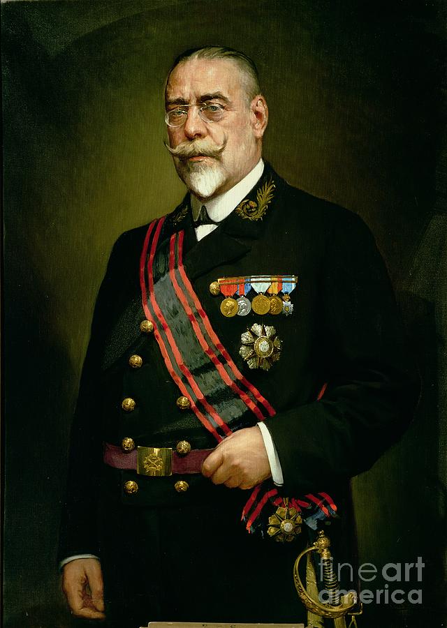 Portrait Of Manuel Allende Salazar Painting by Gamoral