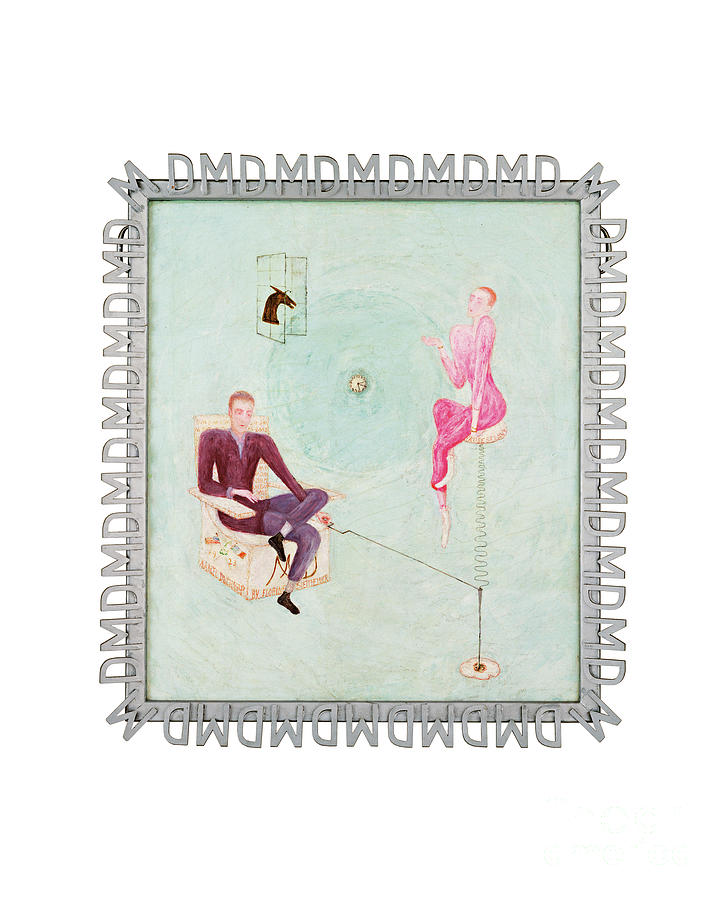 Portrait Of Marcel Duchamp And Rose Sélavy Painting by Florine Stettheimer