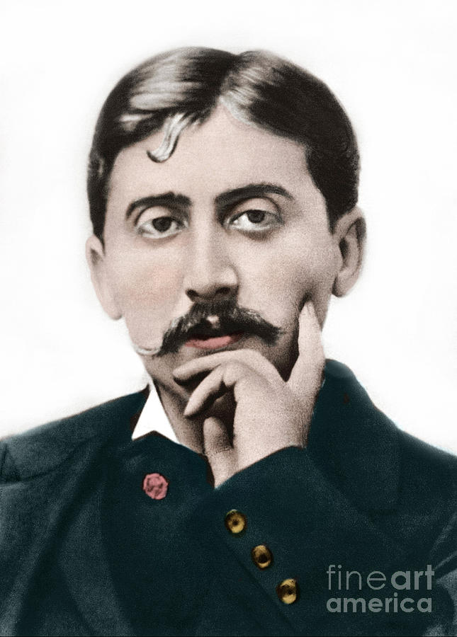 Portrait of Marcel Proust Photograph by French School
