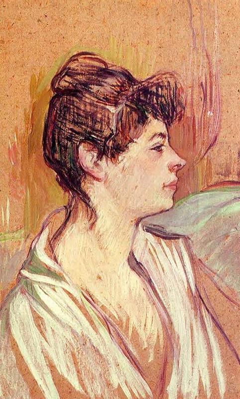 Portrait Of Marcelle - 1893-94 - Musee Toulouse-lautrec - Albi - Painting - Oil On Cardboard Painting