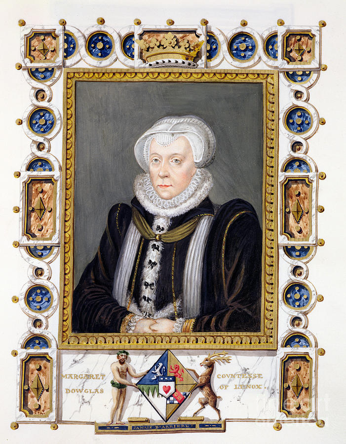 Portrait Of Margaret Douglas Painting by Sarah Countess Of Essex